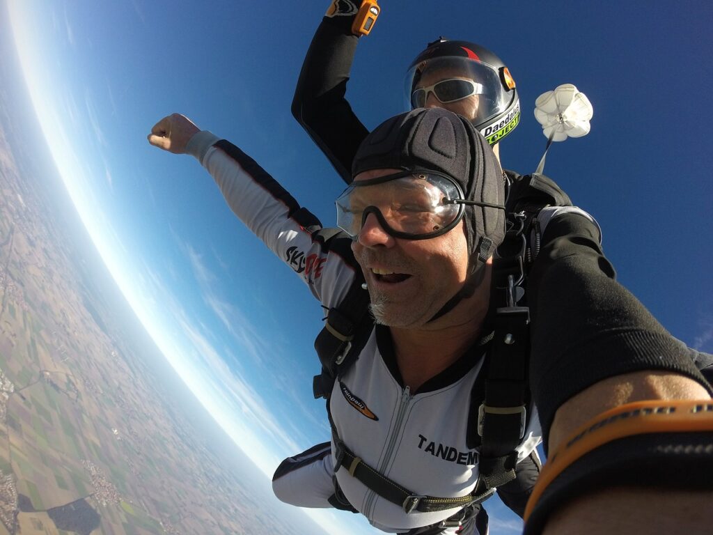 Sky dive Gran canaria