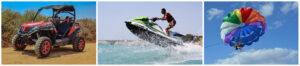 combo package with buggy, jet ski and parasailing