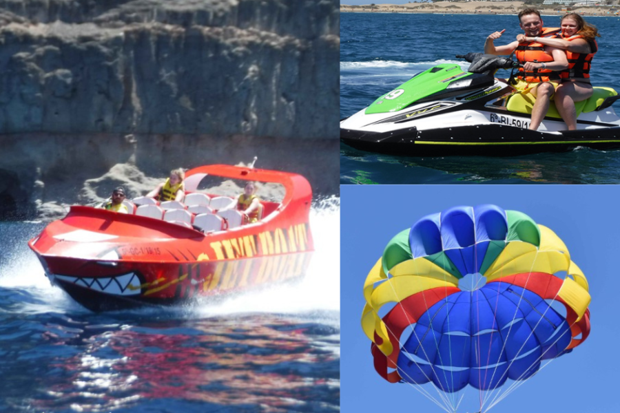 Combo C: Jet-Ski, Parasailing, and Jet Boat