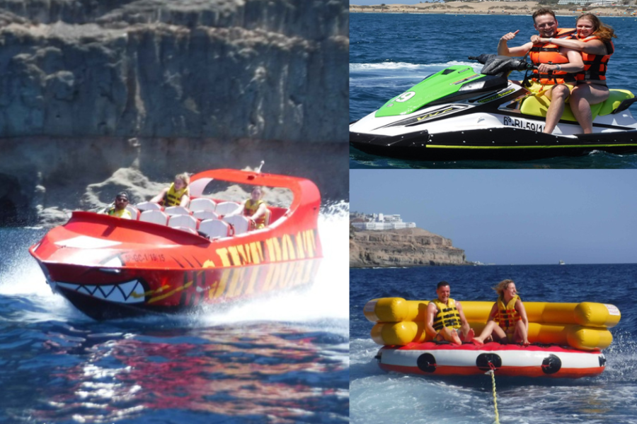 Combo D: Jet Ski, Jet Boat, and Crazy UFO